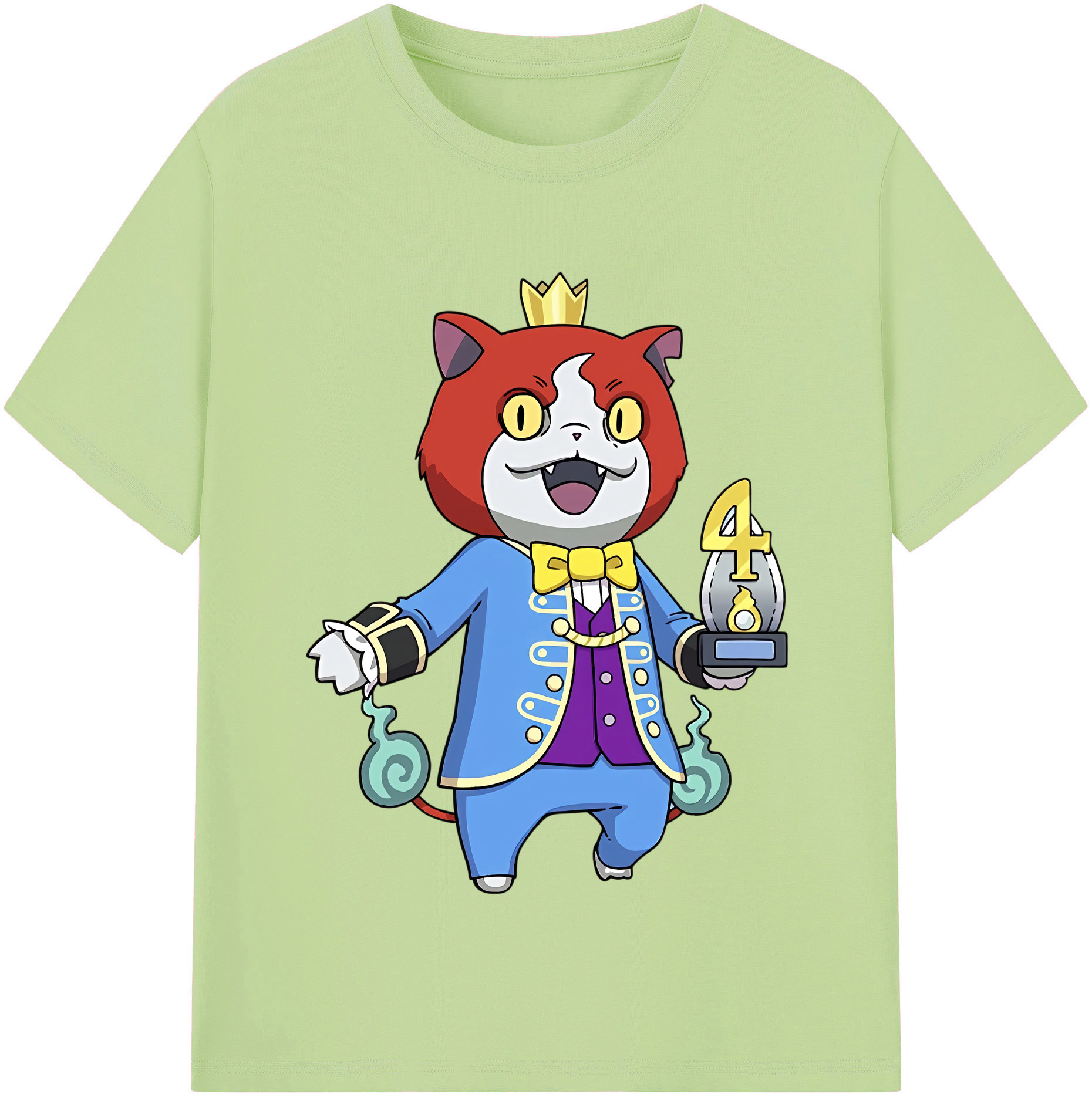 （画像用） 妖怪ウォッチ Yo-kai Watch 綿100％半袖Tシャツ（フロントプリント）